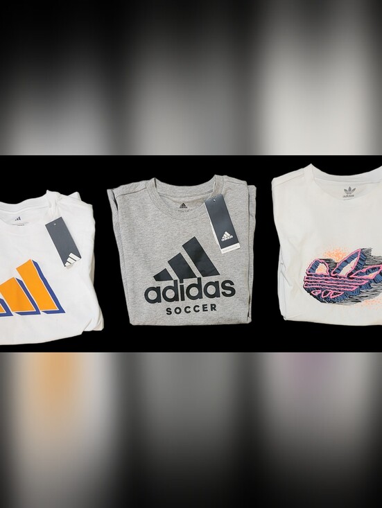 adidas Other - Boys Adidas T-Shirt Lot Size M 10-12/11-12Y Athletic Tees 3-Pack NWT & like New